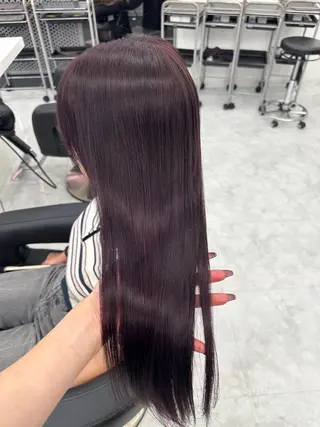 ロング カラー パーマ ヘアアレンジ メンズ キッズ ♥️韓国ヘア レイヤー♥️ゆりのヘアスタイル