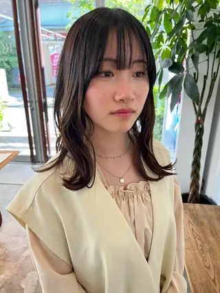 ミディアム ROSSO Hair&SPA 香椎宮前店所属・SHIINA 香椎宮前店のヘアスタイル