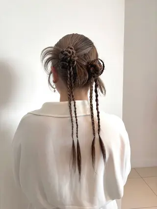 ヘアアレンジ ParveMix 🐾鳥取彩花のヘアスタイル