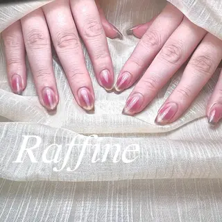 ネイル RAFFINE 月🦋🩵のネイルデザイン