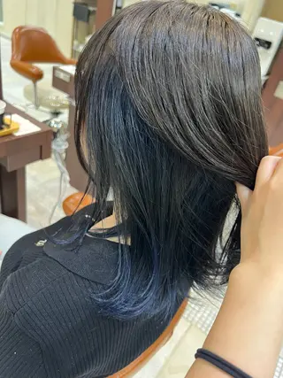 セミロング カラー 🫧艶髪カラー🫧 伊原修子のヘアスタイル