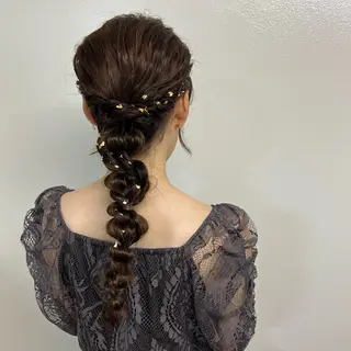 ロング ヘアアレンジ Oasis所属・🦋Oasis RINA 🦋のヘアスタイル