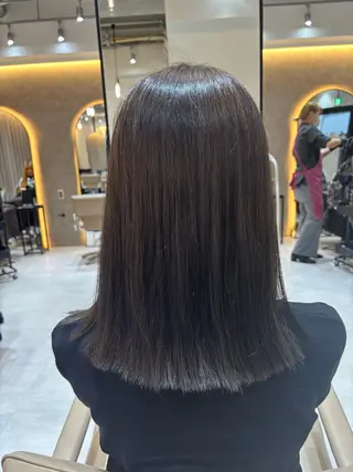 ミディアム カラー 京都駅/透明感カラー /髪質改善/岩崎拓郎のヘアスタイル