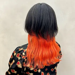 ロング カラー 🤍髪質改善➕透明感 カラー🤍川上葵のヘアスタイル