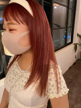 ロング カラー pepin by merci所属・ari/ヘアセット レイヤーカット✂︎のヘアスタイル