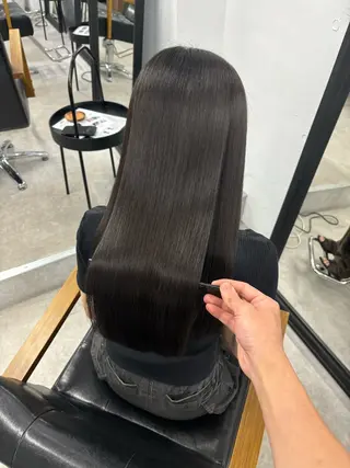 ロング darts所属・マツダ レンのヘアスタイル