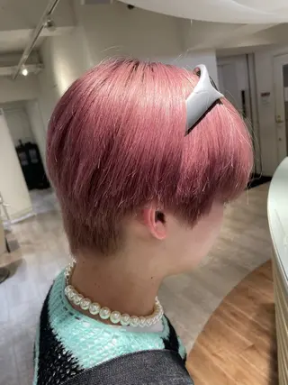 カラー メンズ miwa/ボブパーマ /モードボブのヘアスタイル