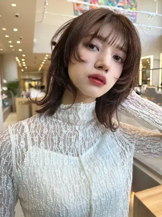 カラー kako ショート ボブのヘアスタイル