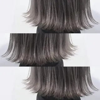 ミディアム カラー パーマ ヘアアレンジ tocca所属・毎月通える価格♪ 杉本真基のヘアスタイル