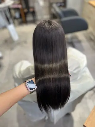 ロング shes茶屋町アリサ 🎀顔周り×韓国風のヘアスタイル