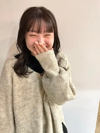 カラー ORe'S　HAIR BE GLaD所属・ORe'S HAIR BE　GLaDまなみのヘアスタイル