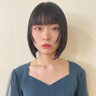 ショート カラー ホリケ アオイのヘアスタイル