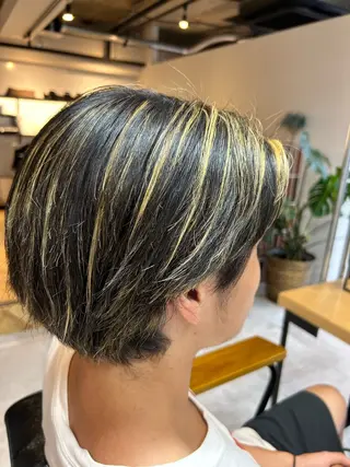 カラー メンズ 相澤 拳のヘアスタイル