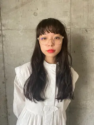 ロング パーマ ✂︎岡根 京花✂︎のヘアスタイル