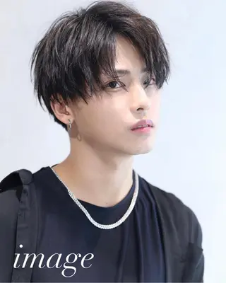 メンズ 外ハネボブ♡ YUIのヘアスタイル