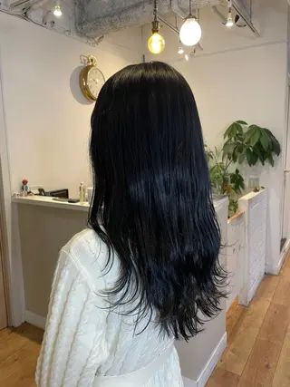 ロング カラー 🇰🇷ハイトーン× 韓国レイヤー레이어드のヘアスタイル