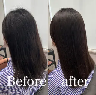 セミロング 【酸性ストレート】 宮下和明のヘアスタイル