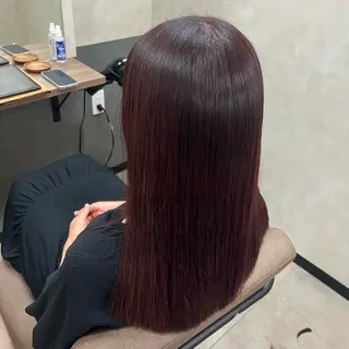 ロング 岡野 綾のヘアスタイル