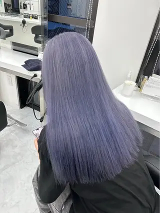 ロング カラー kazuki🍑韓国 トレンド暖色🫗のヘアスタイル