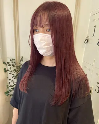 ロング カラー merc.🌿💚 八幡真衣のヘアスタイル