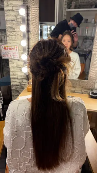 ロング ヘアアレンジ hair make  Lucciのヘアスタイル