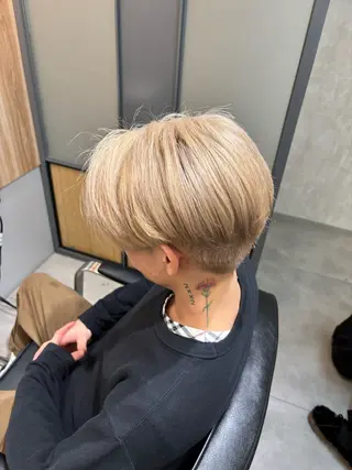 カラー メンズ BEL髪質改善&カラ ー🩵元町KAZUAのヘアスタイル