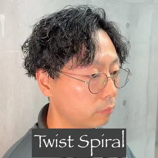 ショート パーマ ヘアアレンジ メンズ ✂️パーマ職人✂️ 相模大野/カラー◎のヘアスタイル