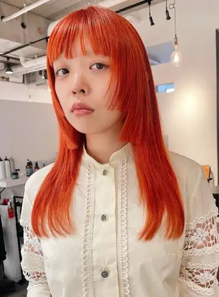 ロング カラー 池田 蓮のヘアスタイル