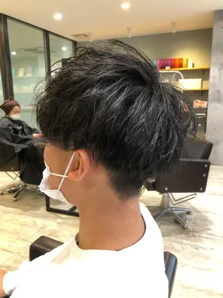 ショート カラー パーマ ヘアアレンジ メンズ キッズ ネイル マツエク・マツパ MODEK's西宮店 マネージャー神道有基のヘアスタイル