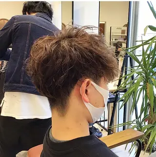 パーマ メンズ GranCieux 水戸/まつパ🧡黒柳のマツエク・マツパデザイン