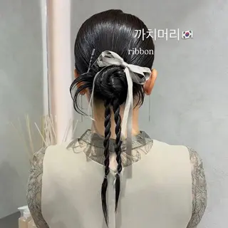 ヘアアレンジ monaヘアアレンジ 🎀/お呼ばれのヘアスタイル