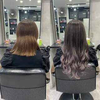 ロング カラー ヘアアレンジ ar+ ❤︎ maiのヘアスタイル