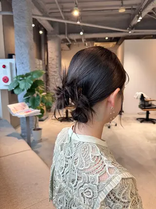 ヘアアレンジ 中瀬愛梨 /河原町/ハイトーンのヘアスタイル