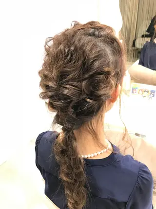 ロング ヘアアレンジ MIRU by INCE HAIR所属・chiyo yasuのヘアスタイル