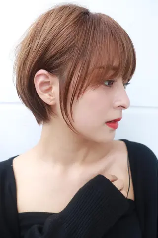 ショート カラー LucksiMie 銀座店所属・【韓国　レイヤー 髪質改善✨】かずのヘアスタイル