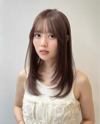 セミロング sora/レイヤー/ 似合わせカット🎀のヘアスタイル
