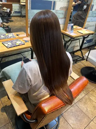 カラー 透明感カラー🫧🩵 林　菜々美のヘアスタイル