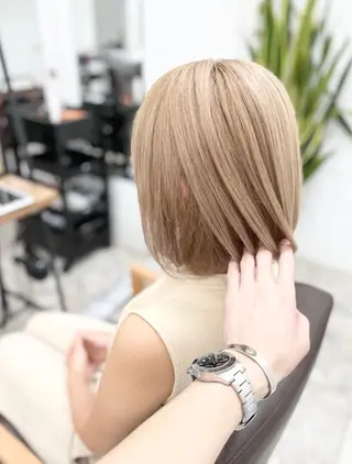 ショート カラー ヘアアレンジ メンズパーマ 特化中澤のヘアスタイル