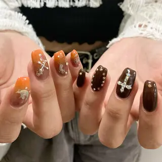 ネイル kana/モード ・グランジ⛓🎼のネイルデザイン