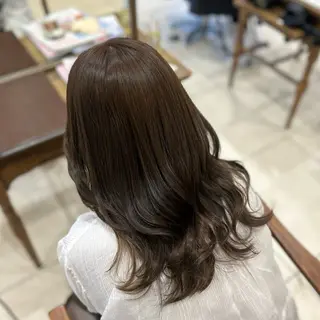 ロング 福川 優月のヘアスタイル