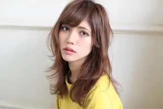 セミロング 小顔カット/レイヤー 【WiLL】加藤のヘアスタイル