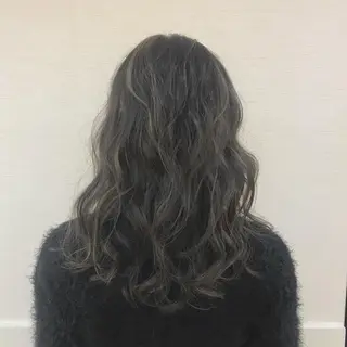 ロング カラー ハイライト✖️ 暗髪🤎Nahoのヘアスタイル