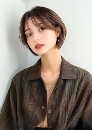 ショート 🫧似合わせショート ゴヤ🫧のヘアスタイル