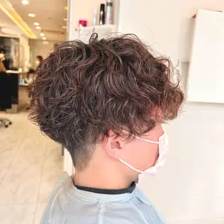 パーマ メンズ アグヘアーシータ所属・🤩メンズカット/ パーマ山本🤩のヘアスタイル