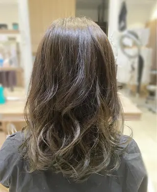 セミロング カラー 横浜/韓国風/ヘアメ /ユイナ🎀のヘアスタイル