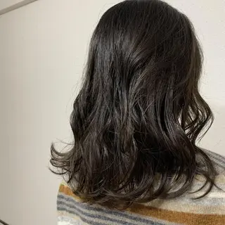 セミロング ヘアアレンジ カラー See by merのマツエク・マツパデザイン