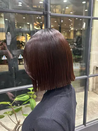 ミディアム Lumier de mashu所属・nana/ボブ/ レイヤーカットのヘアスタイル