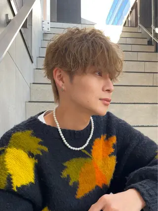 ショート パーマ メンズ Qlotho 👑ＫＹＯＫＡのヘアスタイル