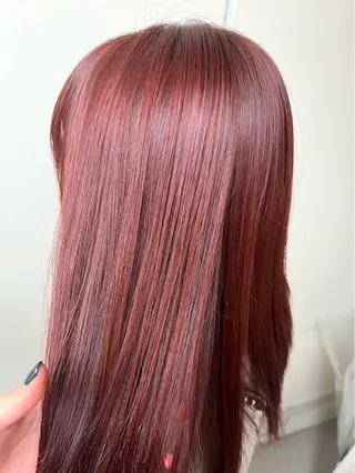 ロング カラー ハイトーン👱‍♀️ エクステ/彩花のヘアスタイル