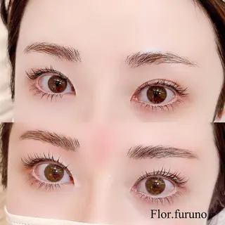 マツエク・マツパ アイブロウ Flor上大岡 *フルノ リナ*のマツエク・マツパデザイン